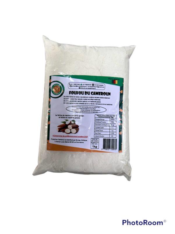 Fufu Manioc Du CMR 1kg Envies D Afrique