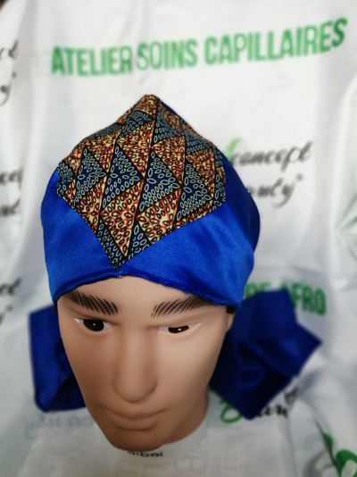 Durag Viscolycra - Azul - MUNDO AFRO PERFECTA