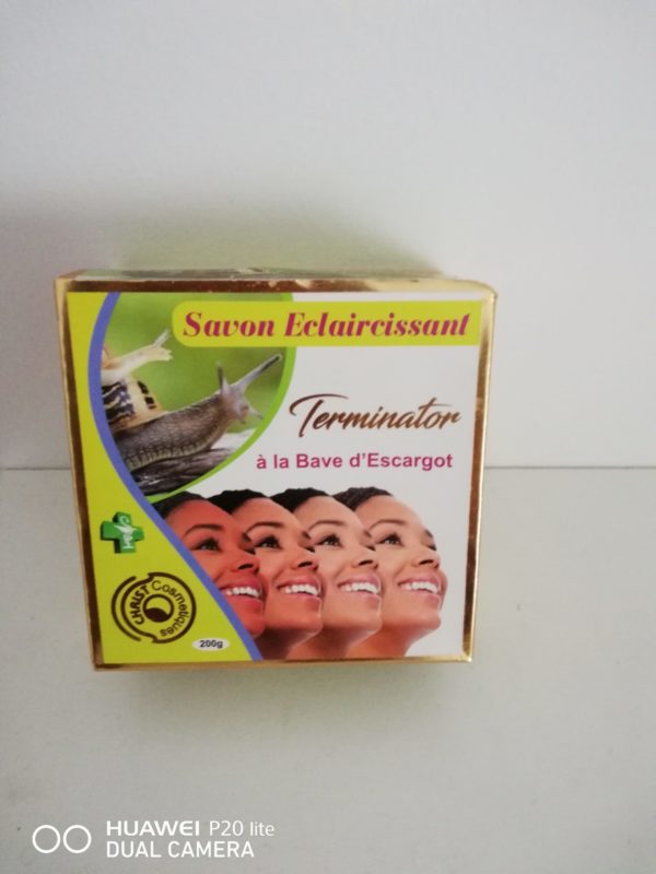 Savon éclaircissant terminator