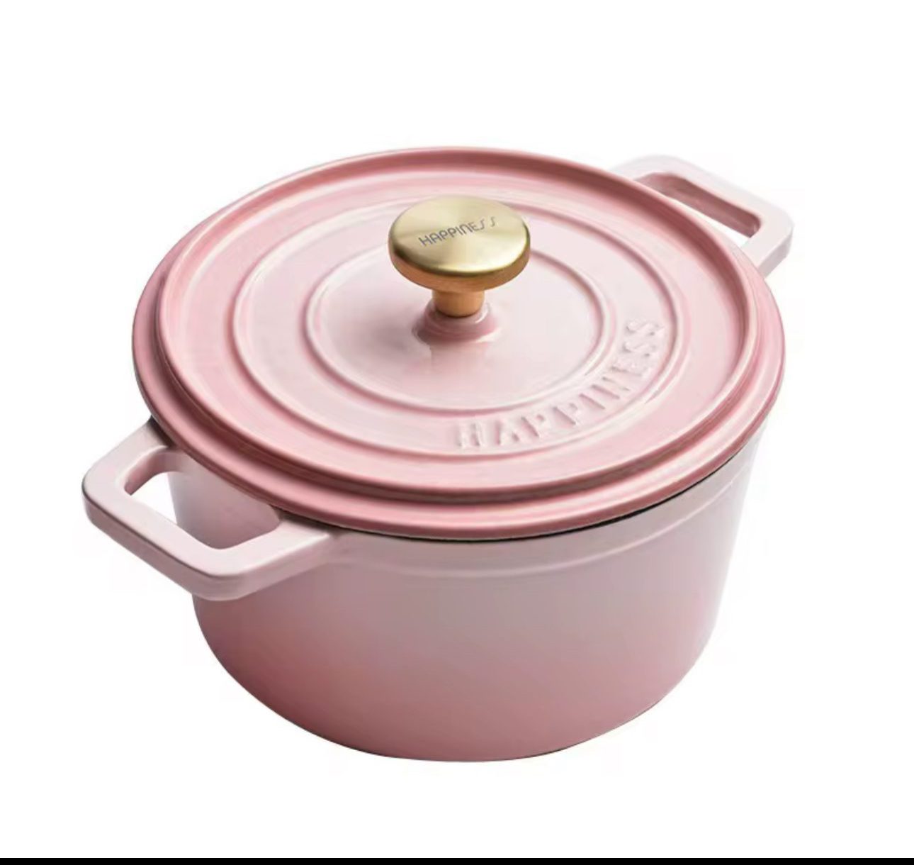 Petite Cocotte épaisse, gaz, induction,marmite à ragoût de cuisine 1,5l anti-adhésive