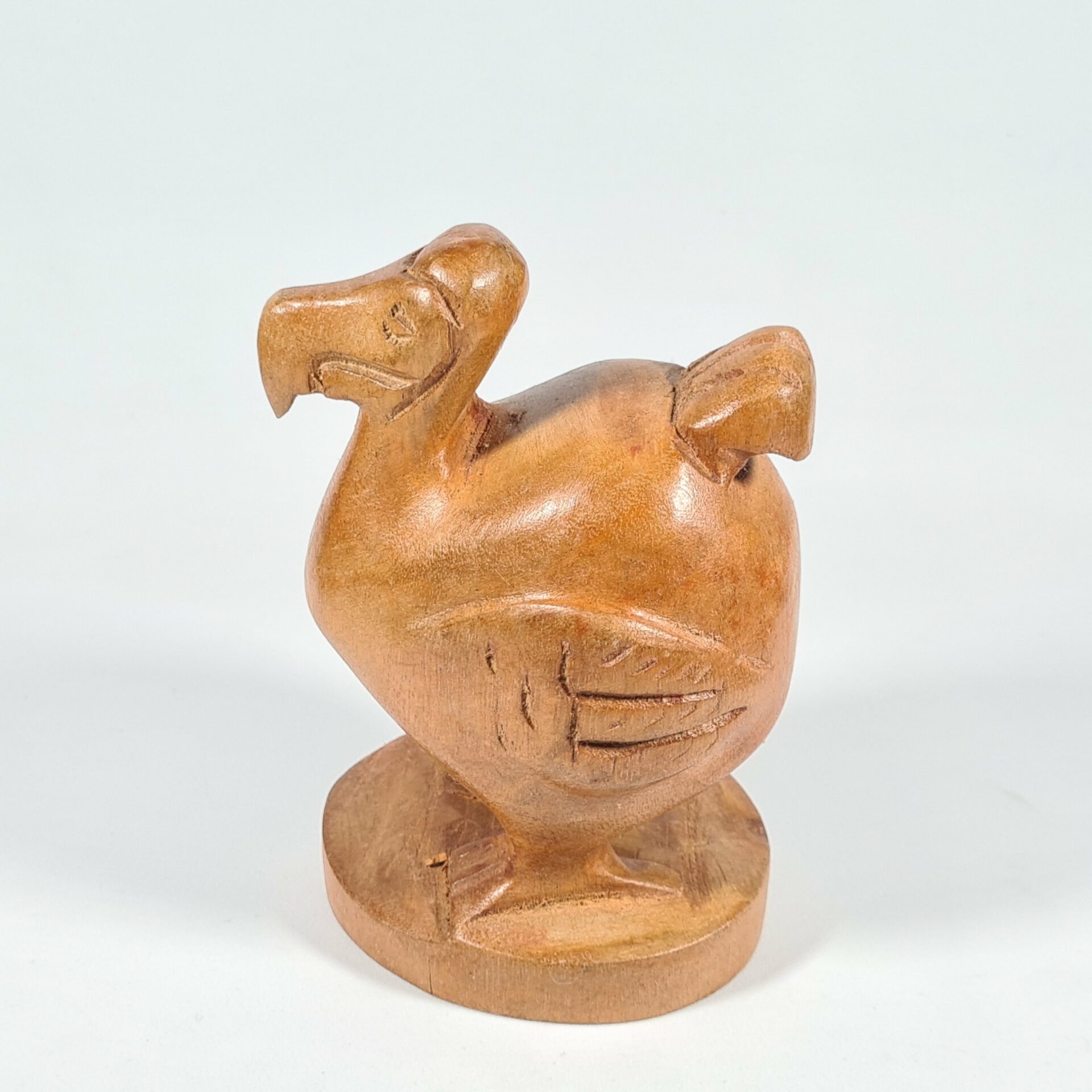 Statuette Dodo en bois de palissandre