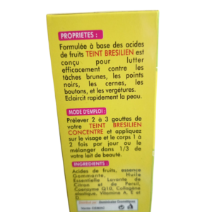Concentré teint bresilien